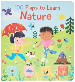 100 Flaps To Learn: Nature - Hikayeler | Avrupa Kitabevi