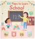 100 Flaps To Learn: School - Hikayeler | Avrupa Kitabevi