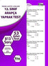 12. Sınıf Arapça Yaprak Test -  | Avrupa Kitabevi