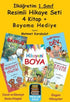 1. Sınıf Resimli Hikaye Seti 4 Kitap + Boyama Kitabı Hediye - Hikayeler | Avrupa Kitabevi