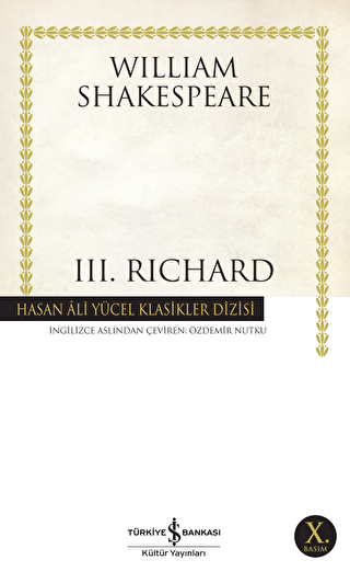 3. Richard - Senaryo Kitapları | Avrupa Kitabevi