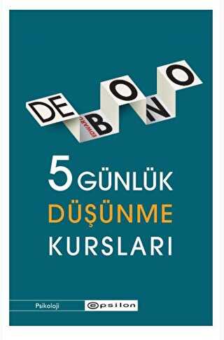 5 Günlük Düşünme Kursları - Kişisel Gelişim Kitapları | Avrupa Kitabevi