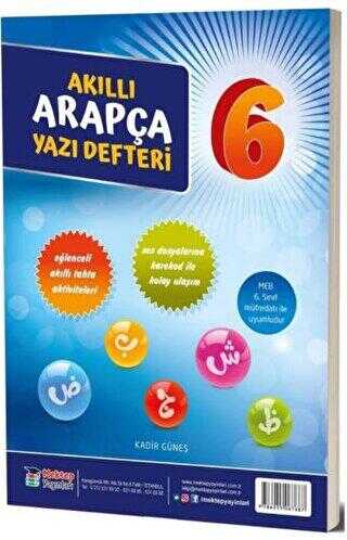 6. Sınıf Akıllı Arapça Yazı Defteri -  | Avrupa Kitabevi