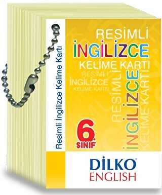 6. Sınıf İngilizce Kelime Kartı - Sözlükler | Avrupa Kitabevi