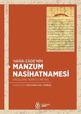 Arab-zade`nin Manzum Nasihatnamesi - Araştıma ve İnceleme Kitapları | Avrupa Kitabevi