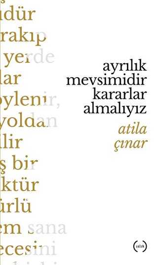 Ayrılık Mevsimidir Kararlar Almalıyız - Türk Edebiyatı Romanları | Avrupa Kitabevi
