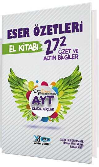 Yayın Denizi Yayınları AYT Eser Özetleri 272 Özet ve Altın Bilgiler El Kitabı -  | Avrupa Kitabevi