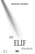 Bir Elif Söylencesi - Şiir Kitapları | Avrupa Kitabevi