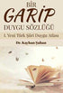 Bir Garip Duygu Sözlüğü I. Yeni Türk Şiiri Duygu Atlası - Şiir Kitapları | Avrupa Kitabevi