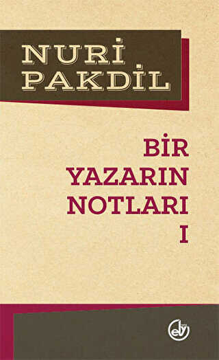 Bir Yazarın Notları 1 - Denemeler | Avrupa Kitabevi
