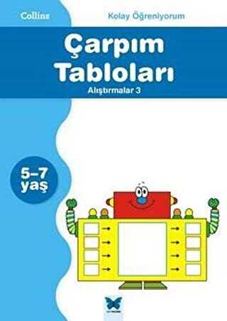 Collins kolay Öğreniyorum - Çarpım Tabloları Alıştırmalar 3 5-7 Yaş -  | Avrupa Kitabevi