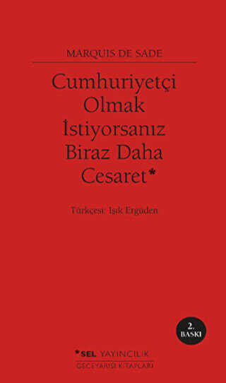 Cumhuriyetçi Olmak İstiyorsanız Biraz Daha Cesaret - Fransız Edebiyatı Kitapları | Avrupa Kitabevi