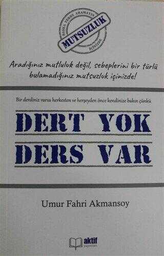 Dert yok Ders Var - Kişisel Gelişim Kitapları | Avrupa Kitabevi