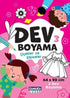 Dev Boyama-3 Çiçekler ve Elbiseler - Çocuk Boyama Kitapları | Avrupa Kitabevi