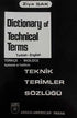 Dictionary of Technical Terms - Teknik Terimler Sözlüğü - Atasözleri,Deyimler ve Terimler Sözlüğü | Avrupa Kitabevi