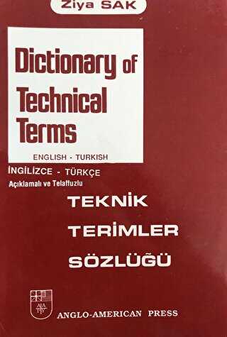 Dictionary of Technical Terms - Teknik Terimler Sözlüğü - Teknik Sözlükler | Avrupa Kitabevi