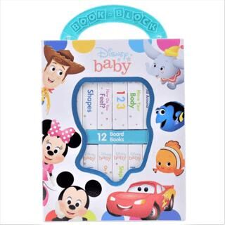 Disney Baby: My First Library 12 Board Book Set- Mickey Mouse, Minnie, Toy Story and More! - Hikayeler | Avrupa Kitabevi