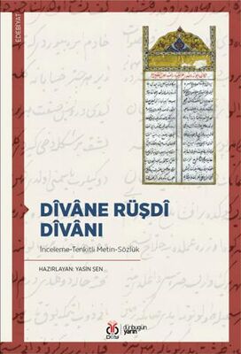 Divane Rüşdi Divanı - Divan Edebiyatı ve Halk Edebiyatı Kitapları | Avrupa Kitabevi