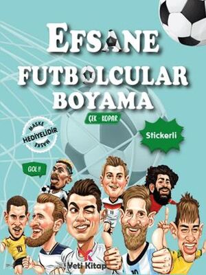 Efsane Futbolcular Boyama Kitabı - Çocuk Boyama Kitapları | Avrupa Kitabevi