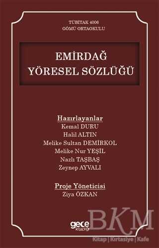 Emirdağ Yöresel Sözlüğü - Sözlükler | Avrupa Kitabevi