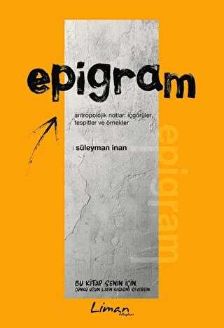 Epigram - Denemeler | Avrupa Kitabevi
