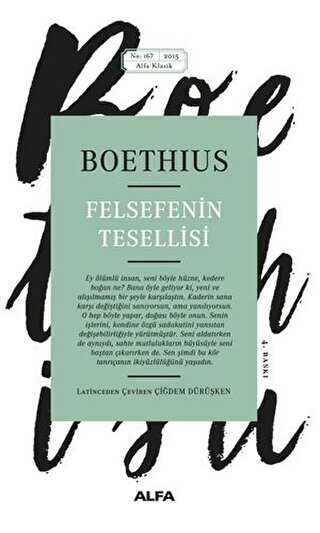 Felsefenin Tesellisi -  | Avrupa Kitabevi