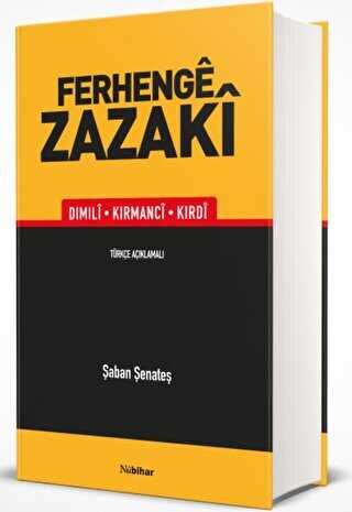 Ferhenge Zazaki - Dimili, Kirmanci, Kirdi - Sözlükler | Avrupa Kitabevi