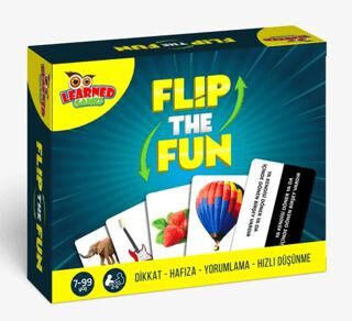 Flip The Fun Eğlenceyi Çevir - Learned Games - Zeka Gelişimi Kitapları | Avrupa Kitabevi