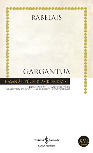 Gargantua - Fransız Edebiyatı Kitapları | Avrupa Kitabevi