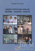 Geçen Yüzyıldan Anılar - Anı Mektup ve Günlük Kitapları | Avrupa Kitabevi