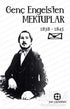 Genç Engels’ten Mektuplar - Anı Mektup ve Günlük Kitapları | Avrupa Kitabevi
