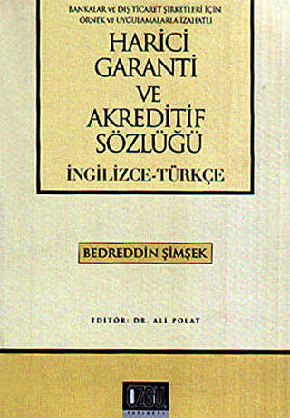 Harici Garanti ve Akreditif Sözlüğü - Sözlükler | Avrupa Kitabevi