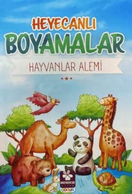 Heyecanlı Boyamalar Hayvanlar Alemi - Çocuk Boyama Kitapları | Avrupa Kitabevi