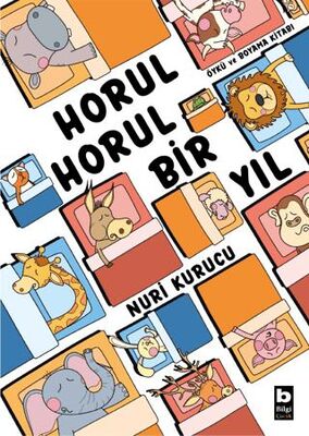 Horul Horul Bir Yıl - Çocuk Boyama Kitapları | Avrupa Kitabevi