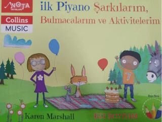 İlk Piyano Şarkılarım, Bulmacalarım ve Aktivitelerim - Hobi-Müzik Kitapları | Avrupa Kitabevi