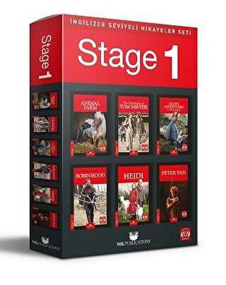 İngilizce Hikaye Seti Stage 1 6 Kitap Takım - İngiliz Edebiyatı | Avrupa Kitabevi