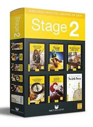 İngilizce Hikaye Seti Stage 2 6 Kitap Takım - İngiliz Edebiyatı | Avrupa Kitabevi