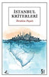 İstanbul Kriterleri - Denemeler | Avrupa Kitabevi