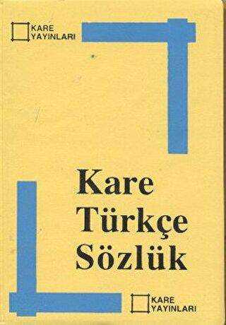 Kare Türkçe Sözlük - Türkçe Sözlük | Avrupa Kitabevi