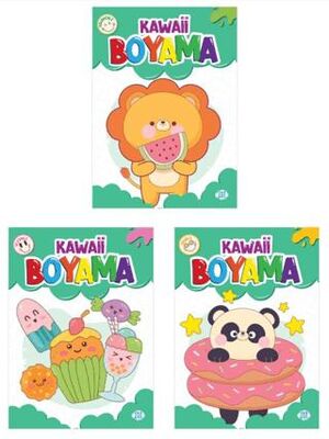 Kawaii Boyama Seti 3 Kitap - Çocuk Boyama Kitapları | Avrupa Kitabevi