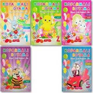 Koparmalı Boyama Kitabı 5 Kitap -  | Avrupa Kitabevi