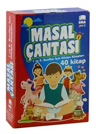 Masal Çantası 100 Temel Eserden Seçilmiş 40 Kitap - 1. ve 2. Sınıflar İçin - Hikayeler | Avrupa Kitabevi