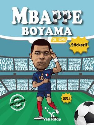 Mbappe Boyama Kitabı - Çocuk Boyama Kitapları | Avrupa Kitabevi