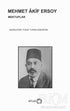 Mehmet Akif Ersoy - Mektuplar - Anı Mektup ve Günlük Kitapları | Avrupa Kitabevi