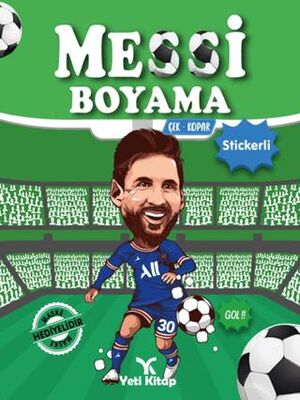 Messi Boyama Kitabı - Çocuk Boyama Kitapları | Avrupa Kitabevi