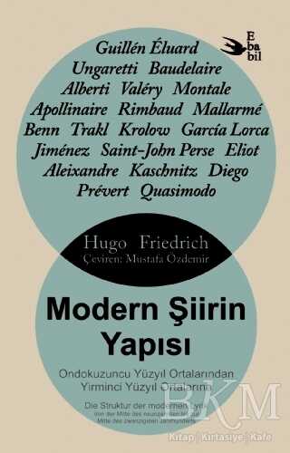 Modern Şiirin Yapısı - Alman Edebiyatı Kitapları | Avrupa Kitabevi