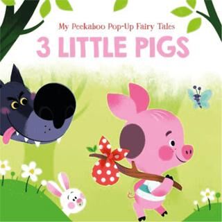 My Peekaboo Pop-Up Fairy Tales: 3 Little Pigs - Hikayeler | Avrupa Kitabevi