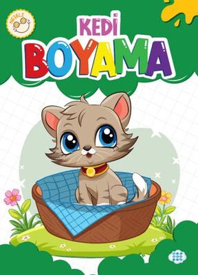 Neşeli Kedi Boyama - Çocuk Boyama Kitapları | Avrupa Kitabevi