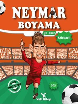 Neymar Boyama Kitabı - Çocuk Boyama Kitapları | Avrupa Kitabevi