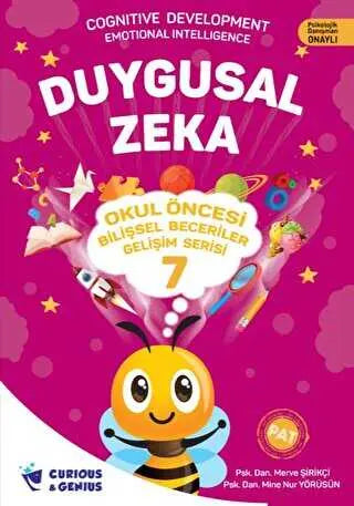 Okul Öncesi Bilişsel Beceriler Gelişim Serisi - Duygusal Zeka Curious and Genius - Zeka Gelişimi Kitapları | Avrupa Kitabevi